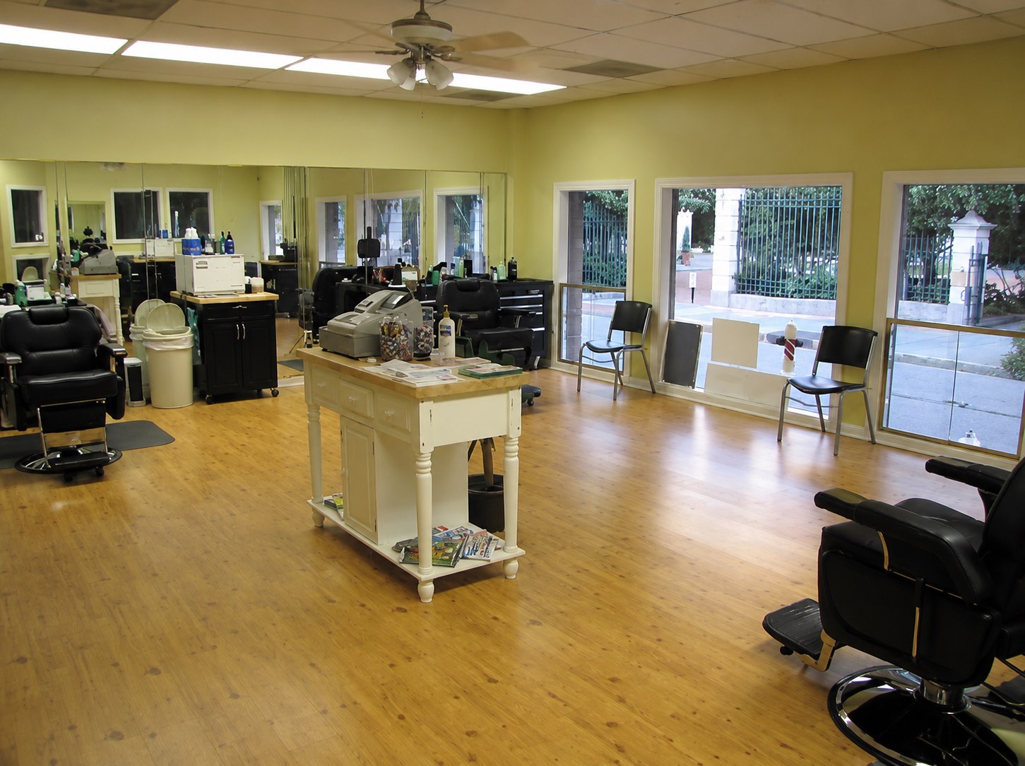 Inside Palmetto Barbershop